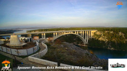 Skradin, řeka Krka, most A1
