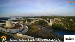 Skradin, řeka Krka, most A1