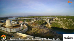 Skradin, řeka Krka, most A1