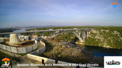 Skradin, řeka Krka, most A1