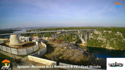 Skradin, řeka Krka, most A1