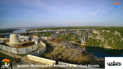 Skradin, řeka Krka, most A1