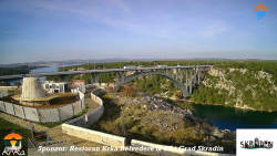 Skradin, řeka Krka, most A1
