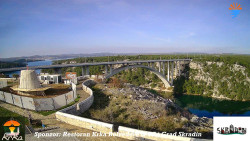 Skradin, řeka Krka, most A1