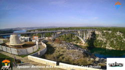 Skradin, řeka Krka, most A1