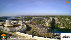 Skradin, řeka Krka, most A1