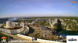 Skradin, řeka Krka, most A1