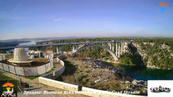 Skradin, řeka Krka, most A1