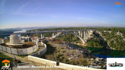 Skradin, řeka Krka, most A1