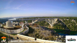 Skradin, řeka Krka, most A1