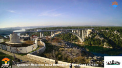 Skradin, řeka Krka, most A1