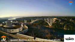 Skradin, řeka Krka, most A1