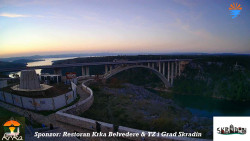 Skradin, řeka Krka, most A1