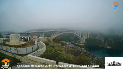 Skradin, řeka Krka, most A1