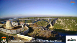 Skradin, řeka Krka, most A1