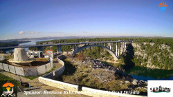 Skradin, řeka Krka, most A1