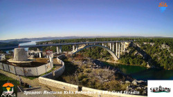 Skradin, řeka Krka, most A1