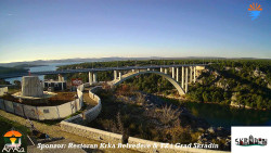 Skradin, řeka Krka, most A1