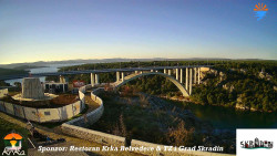 Skradin, řeka Krka, most A1