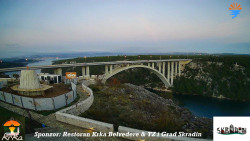 Skradin, řeka Krka, most A1