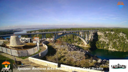 Skradin, řeka Krka, most A1