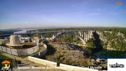 Skradin, řeka Krka, most A1