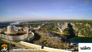 Městečko Skradin - Skradin, řeka Krka, most A1 - 12.12.2025 v 12:15 Městečko Skradin - Skradin, řeka Krka, most A1 - 12.12.2025 v 12:15