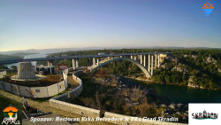 Skradin, řeka Krka, most A1