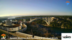 Skradin, řeka Krka, most A1