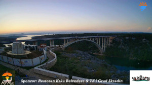 Městečko Skradin - Skradin, řeka Krka, most A1 - 12.12.2025 v 16:15 Městečko Skradin - Skradin, řeka Krka, most A1 - 12.12.2025 v 16:15