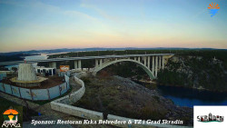 Skradin, řeka Krka, most A1