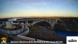 Skradin, řeka Krka, most A1