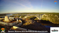 Skradin, řeka Krka, most A1