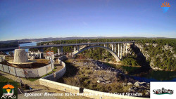 Skradin, řeka Krka, most A1