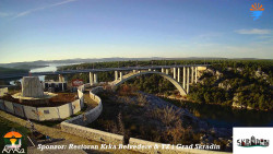 Skradin, řeka Krka, most A1