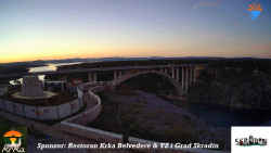 Skradin, řeka Krka, most A1