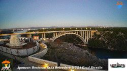 Skradin, řeka Krka, most A1