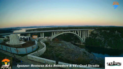 Skradin, řeka Krka, most A1