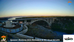 Skradin, řeka Krka, most A1