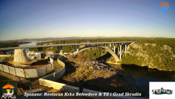 Skradin, řeka Krka, most A1