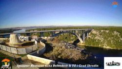 Skradin, řeka Krka, most A1