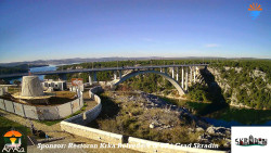 Skradin, řeka Krka, most A1