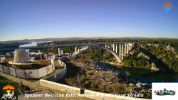 Skradin, řeka Krka, most A1