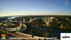 Skradin, řeka Krka, most A1