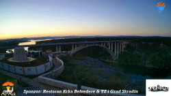 Skradin, řeka Krka, most A1