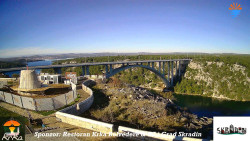 Skradin, řeka Krka, most A1