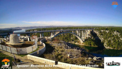 Skradin, řeka Krka, most A1