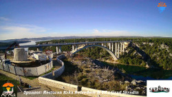 Skradin, řeka Krka, most A1