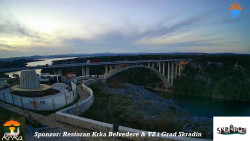 Skradin, řeka Krka, most A1