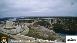 Skradin, řeka Krka, most A1